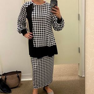 Zadie B’s houndstooth matching set.